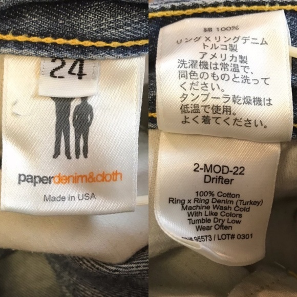 Paper Denim & Cloth Distressed Drifter Jeans - 24 - Picture 9 of 10